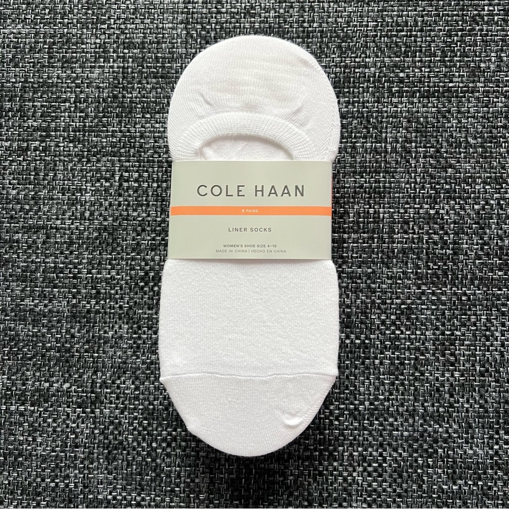 NWT Cole Haan Women's Liner Sock, 8-pair